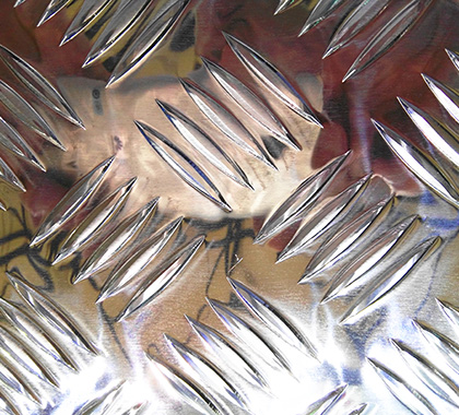 5083 Placa de chapa de lamina antiderrapante de aluminio